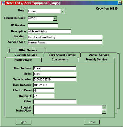 Copy Equipment Data